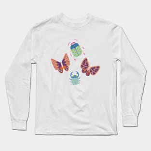 Love Bugs in Bright + Dark Long Sleeve T-Shirt